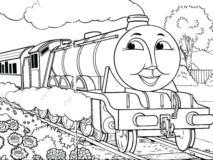 728x545 Freight Train Coloring Pages Steam Train Coloring Pages Medium