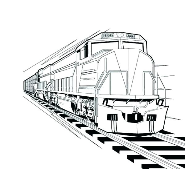 600x549 Freight Train Coloring Pages Train Color Page Site Image Color