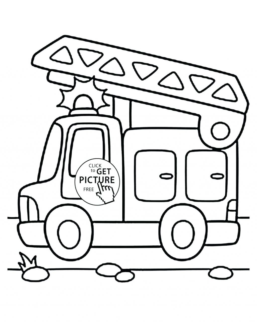 1024x1281 Coloring Pages Fire Truck Coloring Page Sheet Simple Pages Free