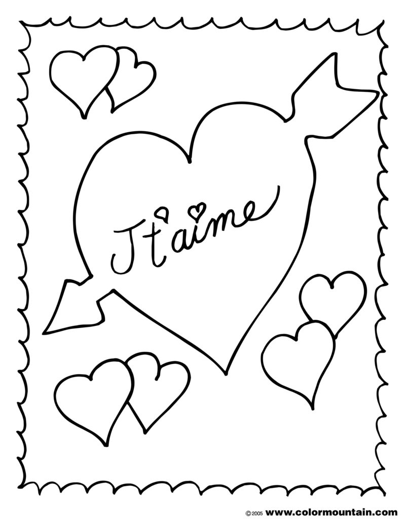 803x1024 France Coloring Pages French Valentine Page Kids Activities