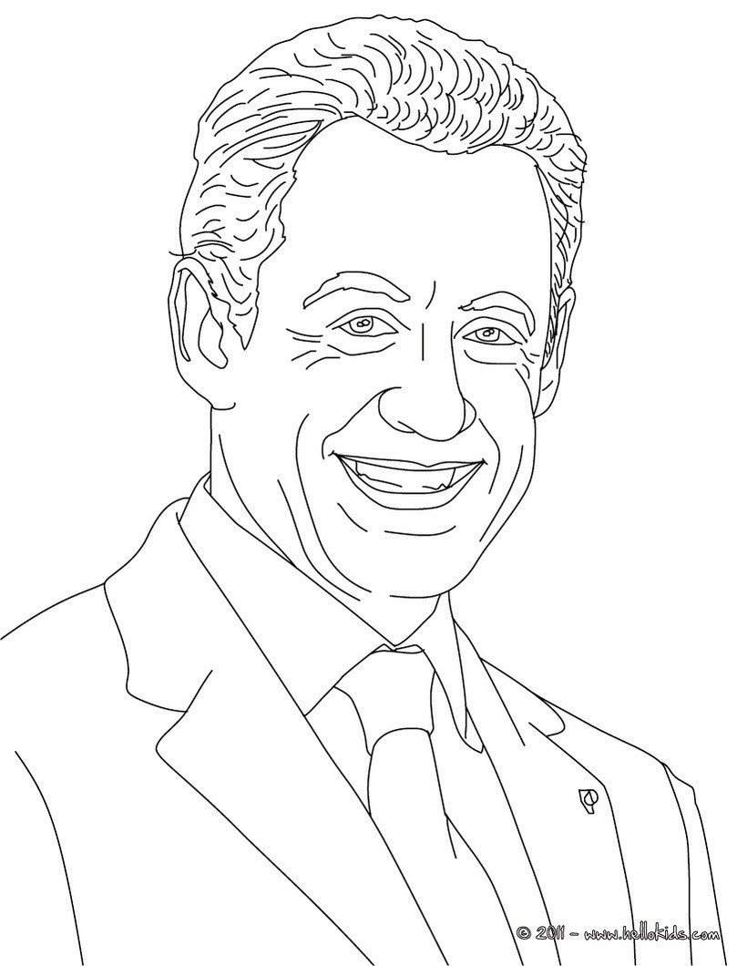 820x1060 Presidents Of France Coloring Pages