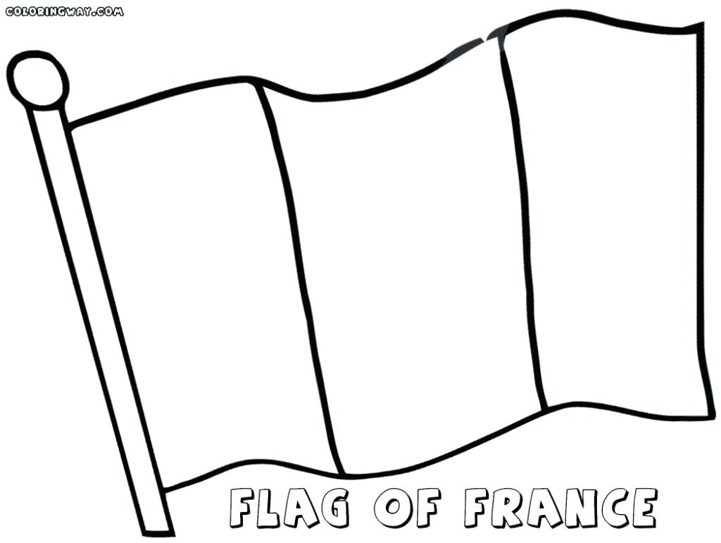 1024x771 Practical French Flag To Colour Of France Coloring Page Free