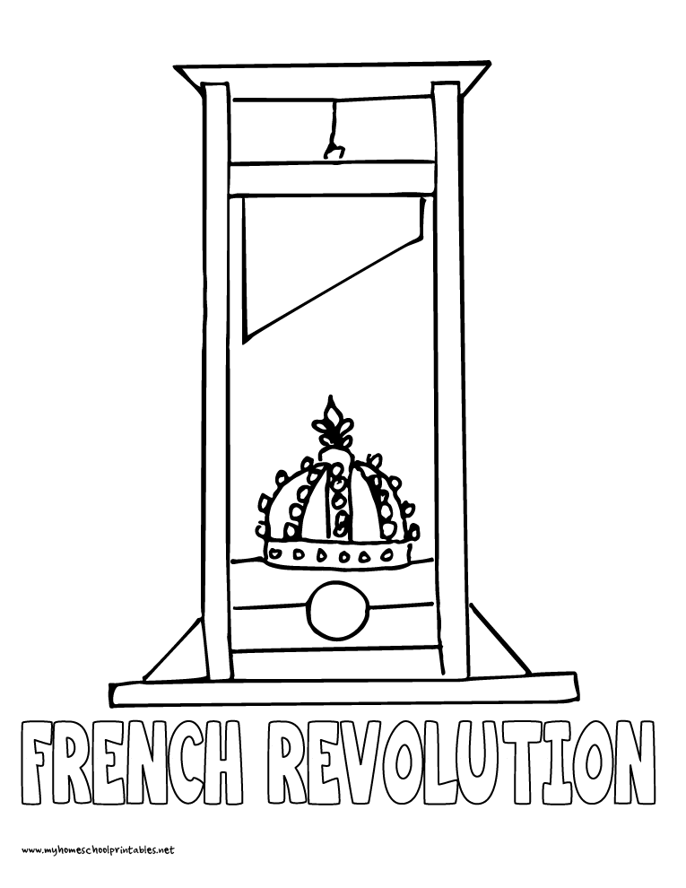 765x990 World History Coloring Pages Printables French Revolution