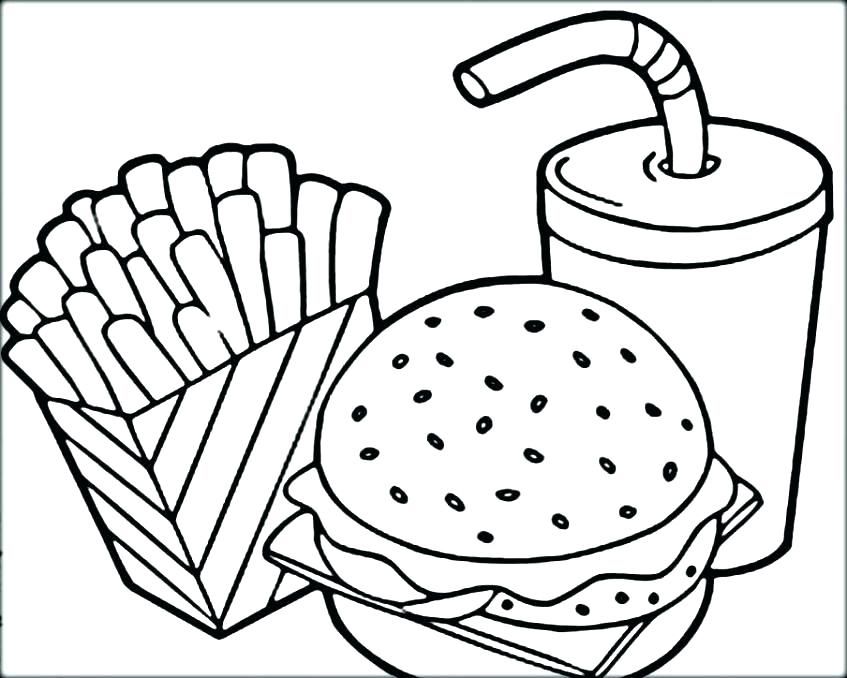 847x678 Mcdonalds Coloring Pages Coloring Pages French Fries Coloring Page