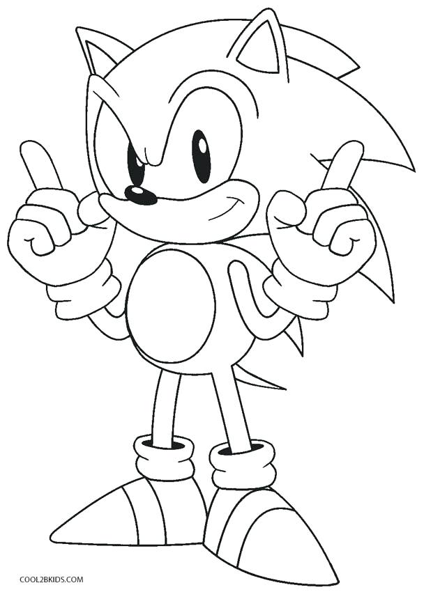 608x850 Printable Sonic Coloring Pages For Kids Sonic Coloring Page Sonic