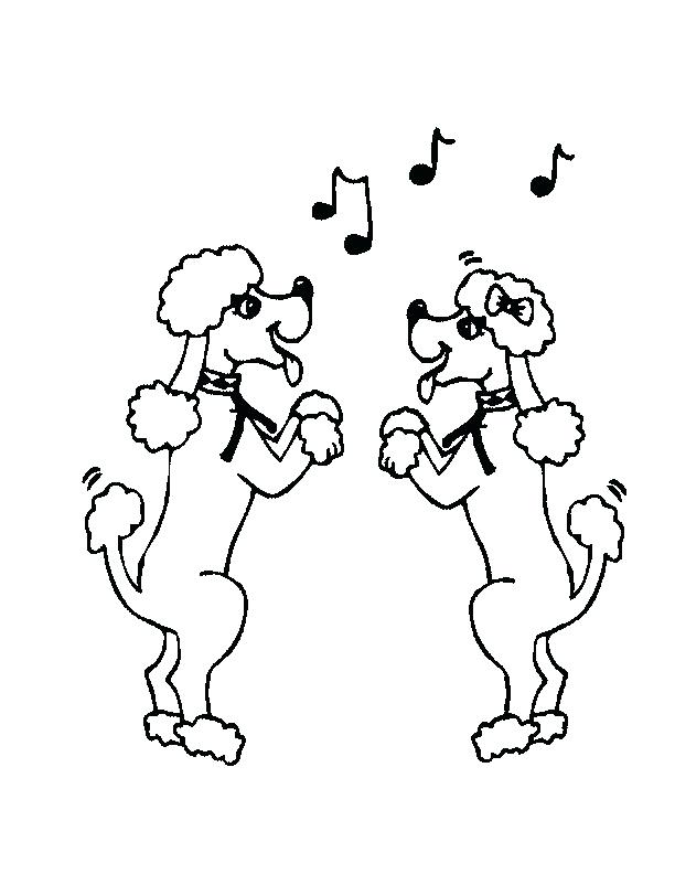 612x792 Poodle Coloring Page Poodle Coloring Pages Free Poodle Puppy