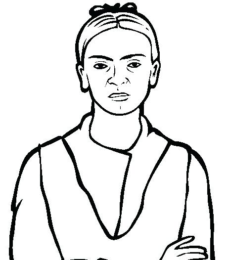 459x526 Frida Kahlo Coloring Book Together With Coloring Pages Coloring