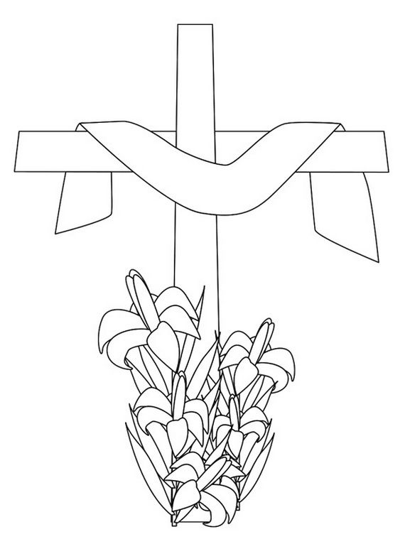 570x766 Good Friday Coloring Pages And Pintables For Kids Bulletin