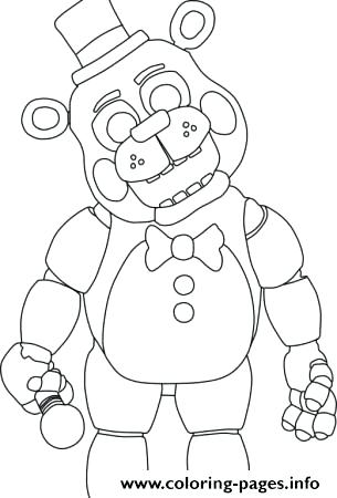 305x450 Elegant Five Nights At Freddys Coloring Pages And Five Nights