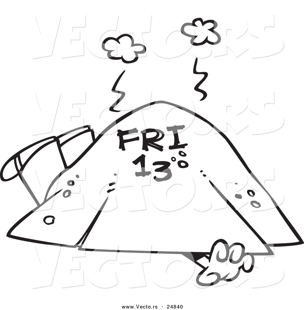 1024x1044 Vector Of A Cartoon Man Trapped Under Friday