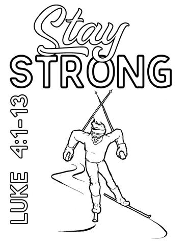 371x480 Cross Country Skier Coloring Page Children's Ministry Deals