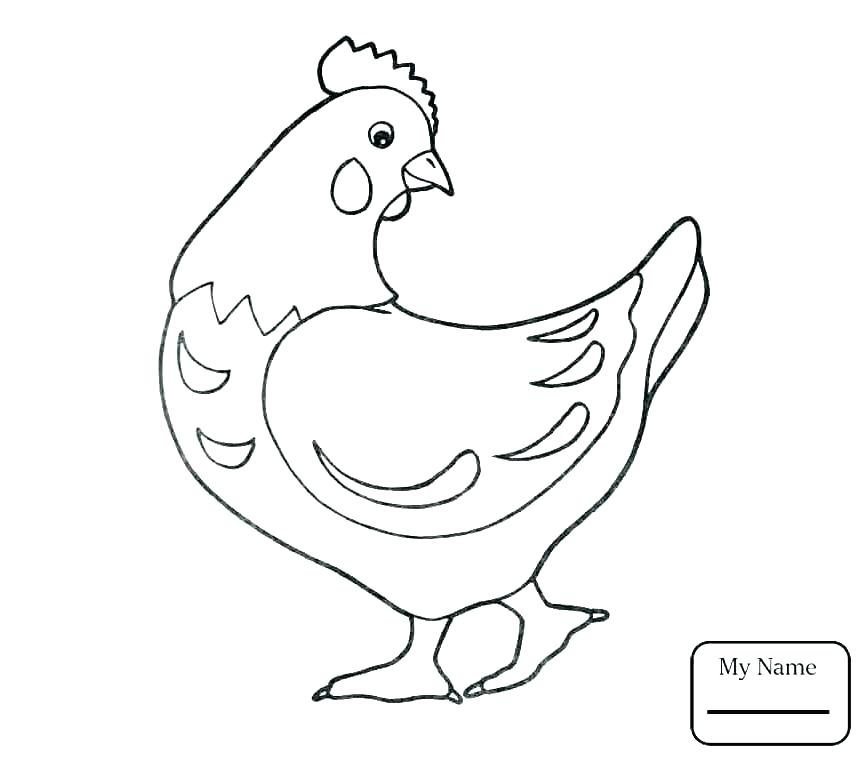 867x761 Chicken Coloring Page Baby Chicken Coloring Pages