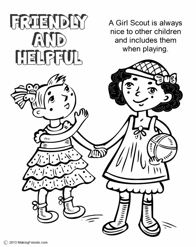 750x943 The Law, Friendly And Helpful Coloring Page