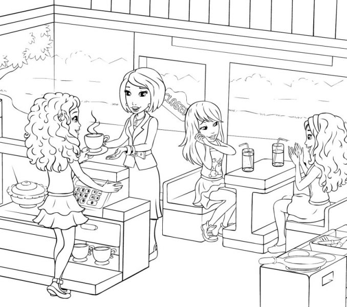 678x600 Lego Friends Colouring Lego Friends Coloring Pages For Girls
