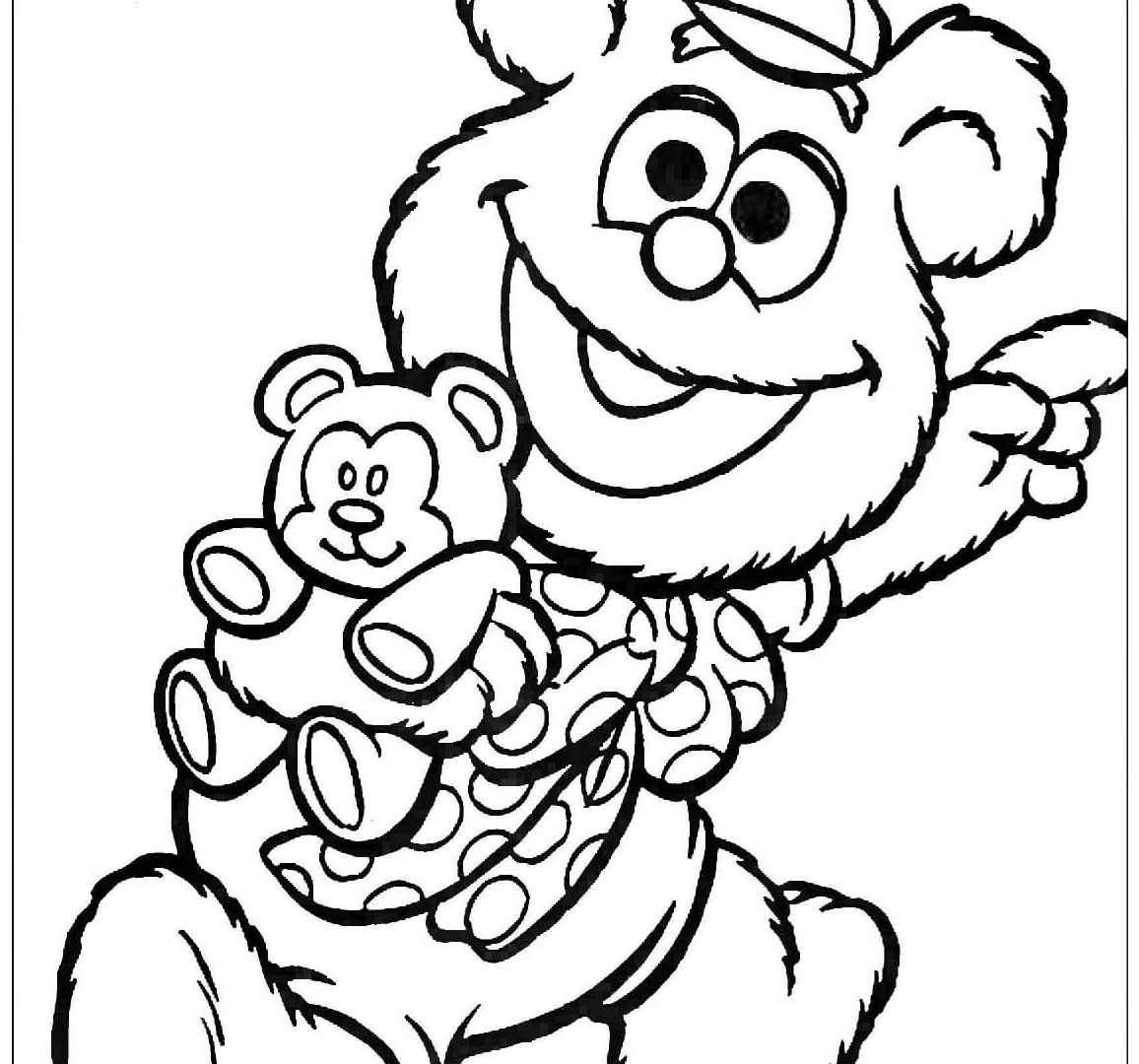 1156x1080 Muppet Babies Goes To Fair Market Coloring Page Free