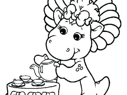 440x330 Barney Coloring Pages Barney Coloring Pages Friends Coloring Pages