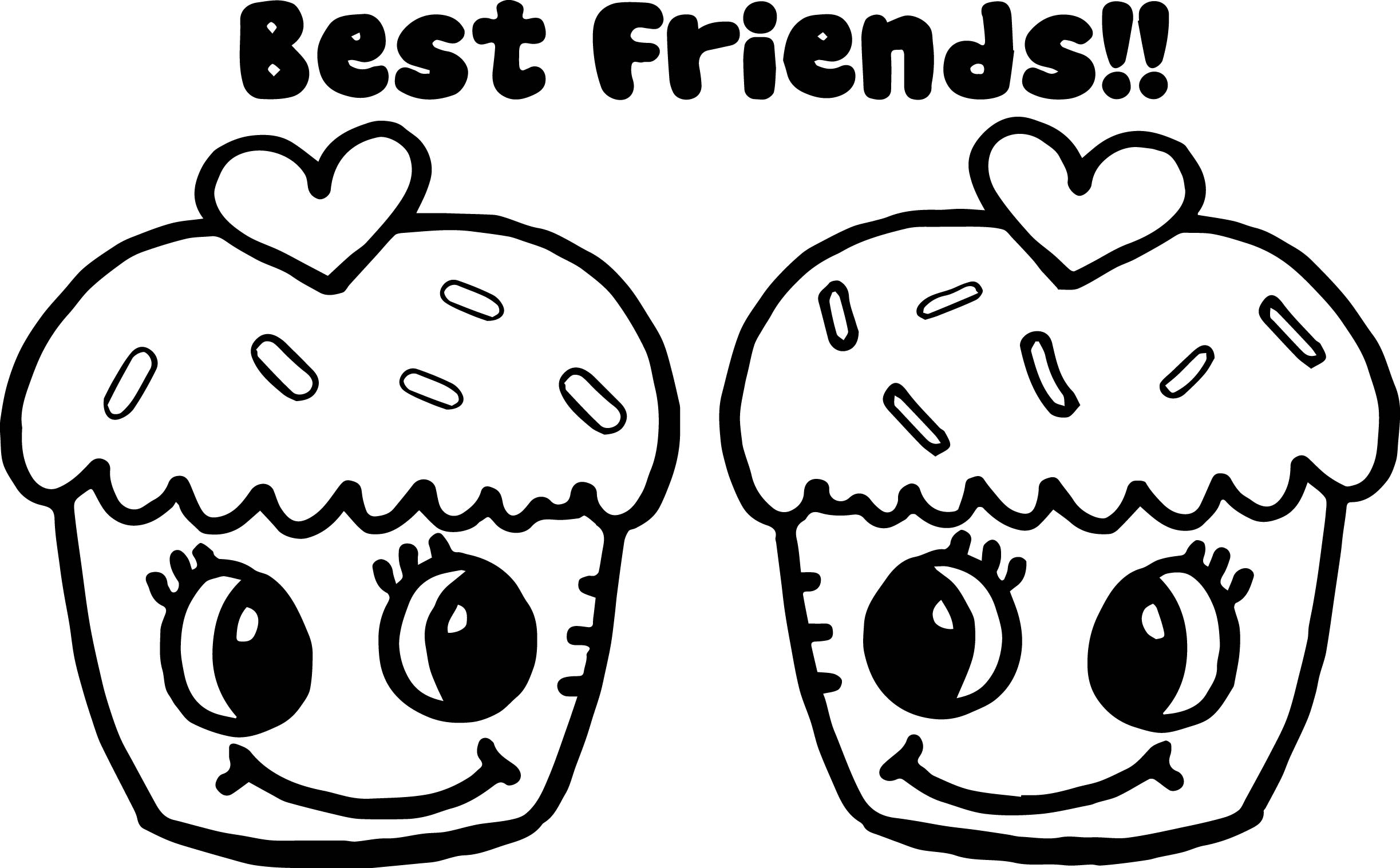 2446x1517 Best Friend Coloring Pages Coloringsuite To Print