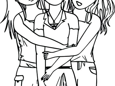 440x330 Friends Coloring Pages Printable Best Three Page S