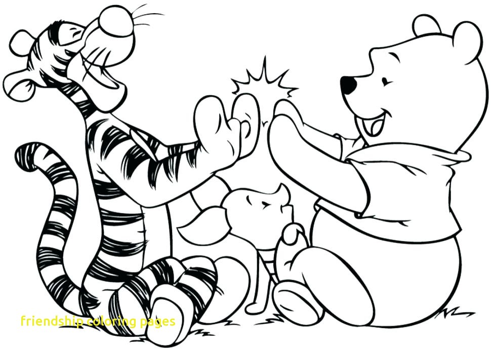 972x691 Friendship Coloring Pages With Friendship Coloring Page