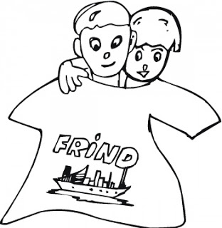 312x320 Transmissionpress Friendship Day Coloring Pages