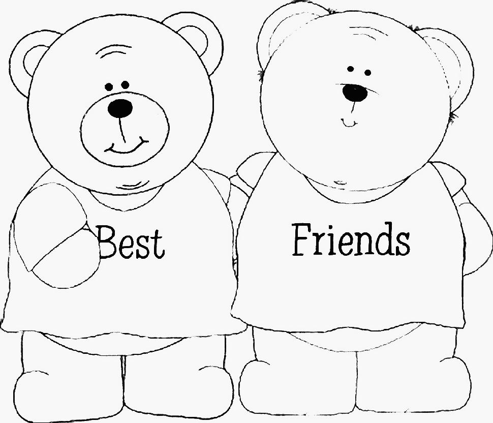 970x832 Cool Friendship Coloring Pages Sheets