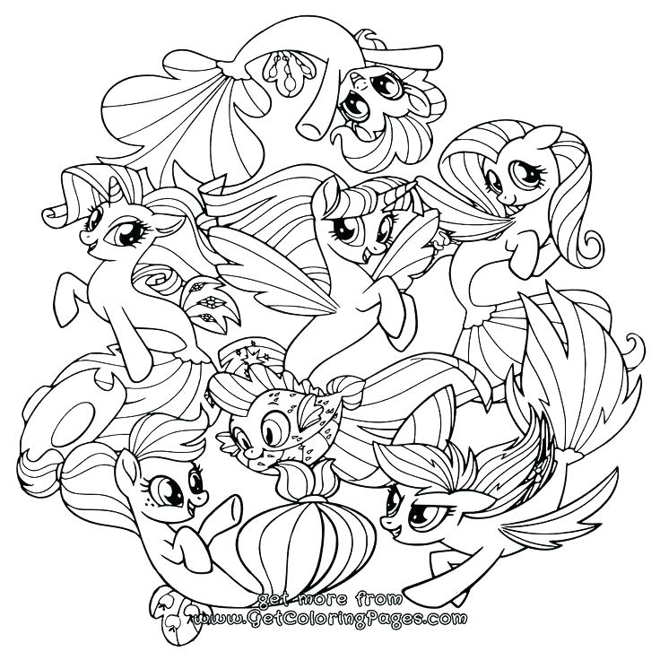 736x736 My Little Pony Coloring Pages Friendship Games My Little Pony Sea