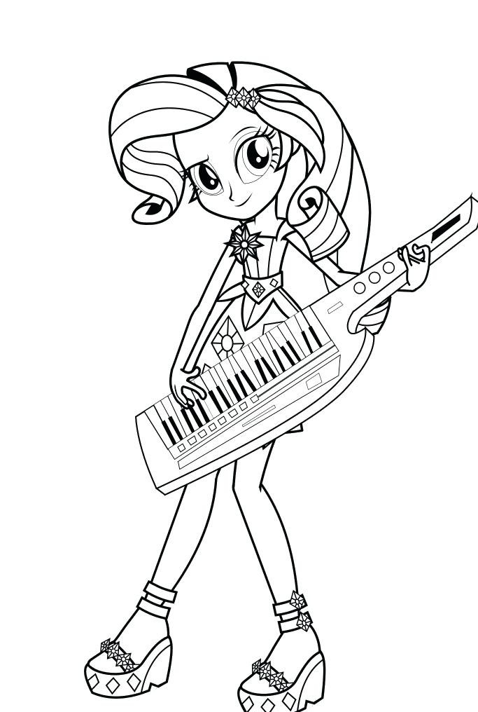 683x1016 My Little Pony Equestria Coloring Pages Cute Pony Girls Coloring
