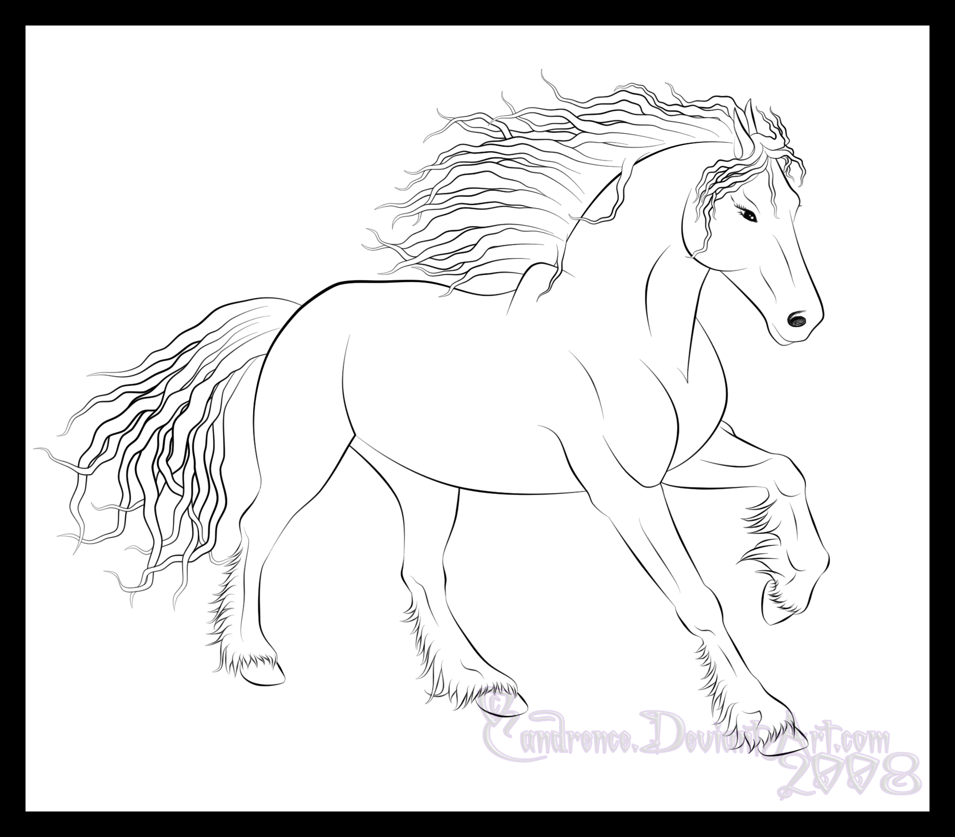 1872x1640 Friesian Horse Colouring Pages Coloring Pages