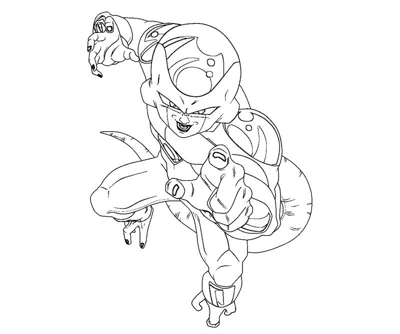 800x667 Frieza Coloring Crafty Teenager
