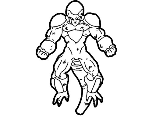 512x384 Frieza Coloring Page