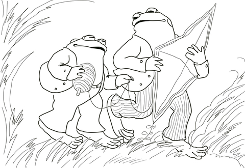 480x330 Frog And Toad Coloring Pages Days With Frog And Toad Coloring Page