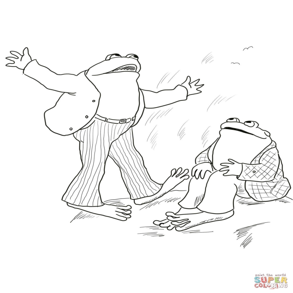 1024x1024 Frog And Toad Are Friends Coloring Page Free Printable Coloring