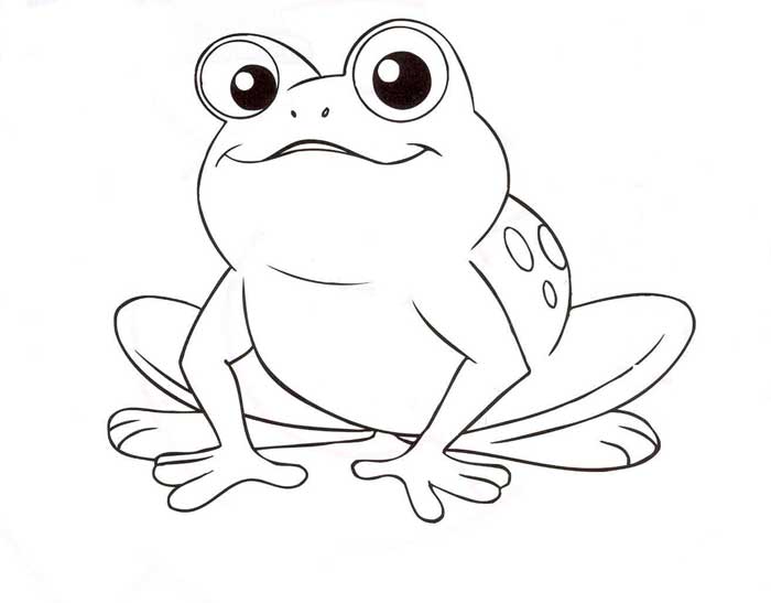 Frog Cartoon Coloring Pages at GetDrawings | Free download