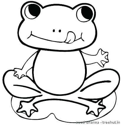 418x425 Frog Coloring Pages Free Printable Frogs Colouring Sheets