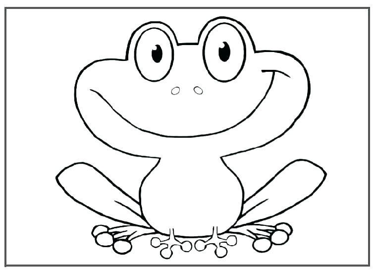 757x547 Frog Color Page Frog Color Pages Unique The Frog Coloring Pages