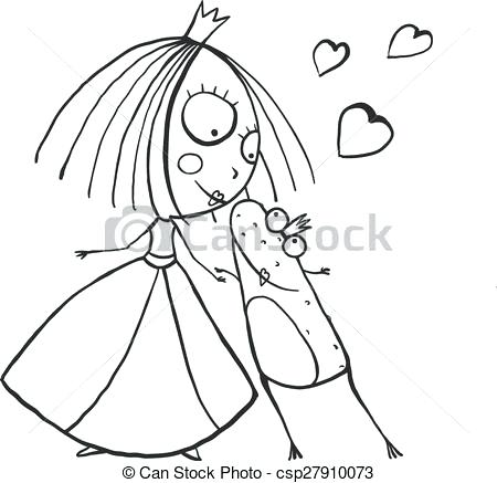 450x437 The Frog Prince Colouring Sheets And Princess Coloring Page