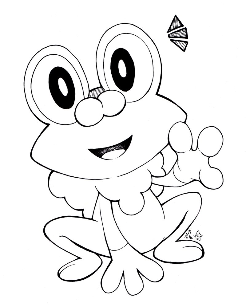 800x999 Froakie Coloring Pages