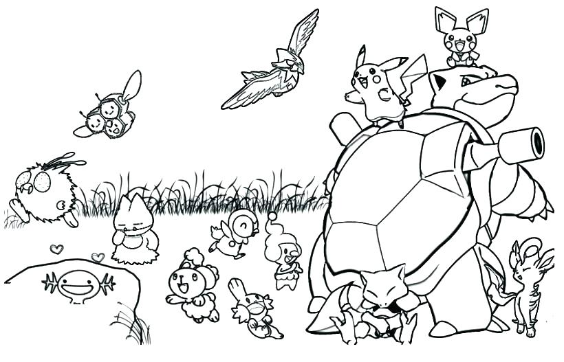 820x527 Pokemon Coloring Pages Pdf