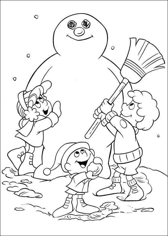 567x794 Kids N Coloring Pages Of Frosty The Snowman
