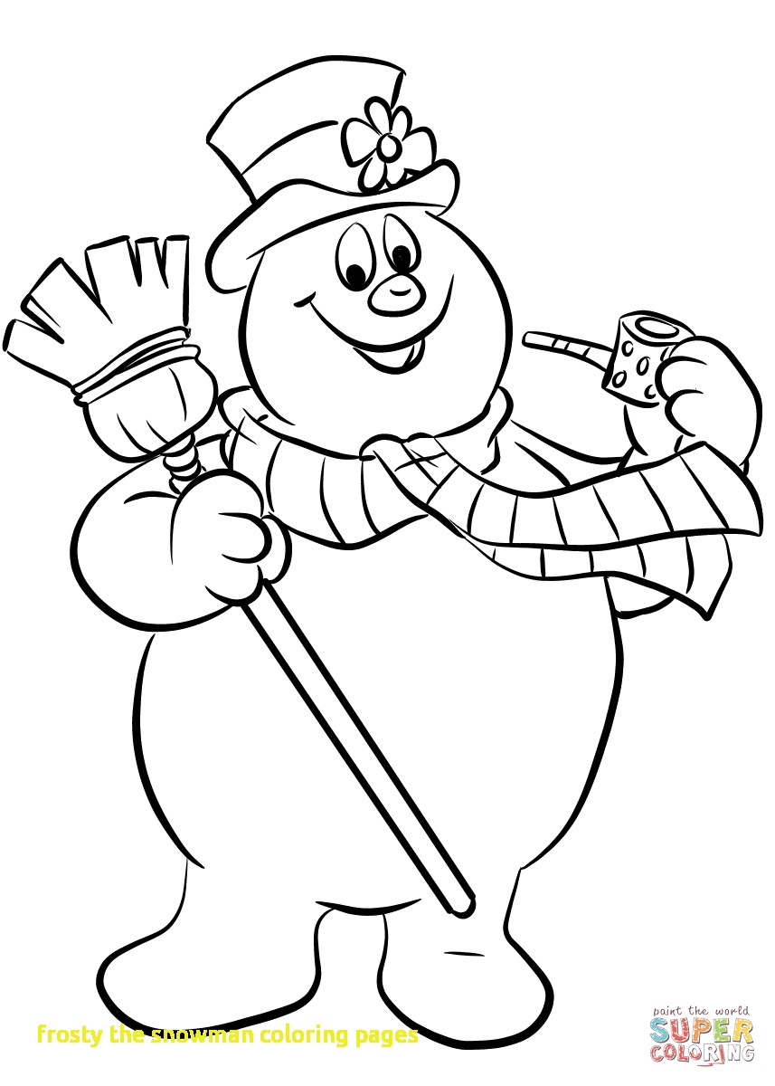 857x1200 Profitable Snowman Coloring Pages Printable