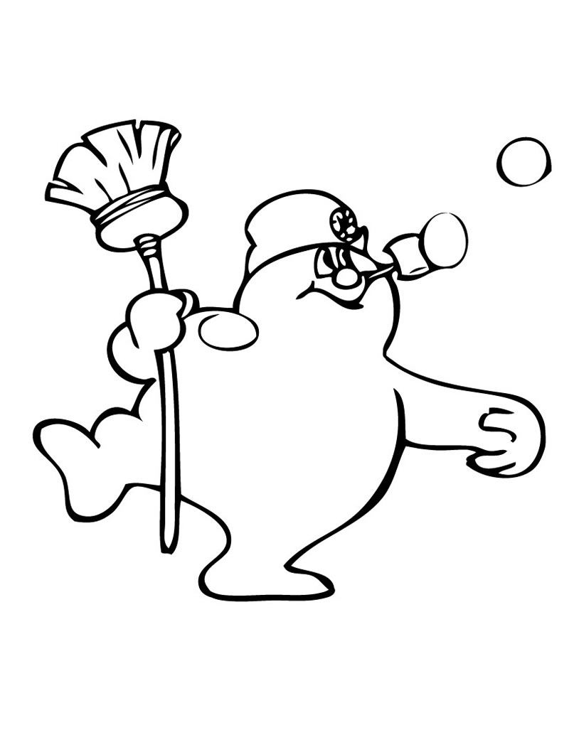 800x1034 Cute Frosty The Snowman Coloring Page Activities For Kids