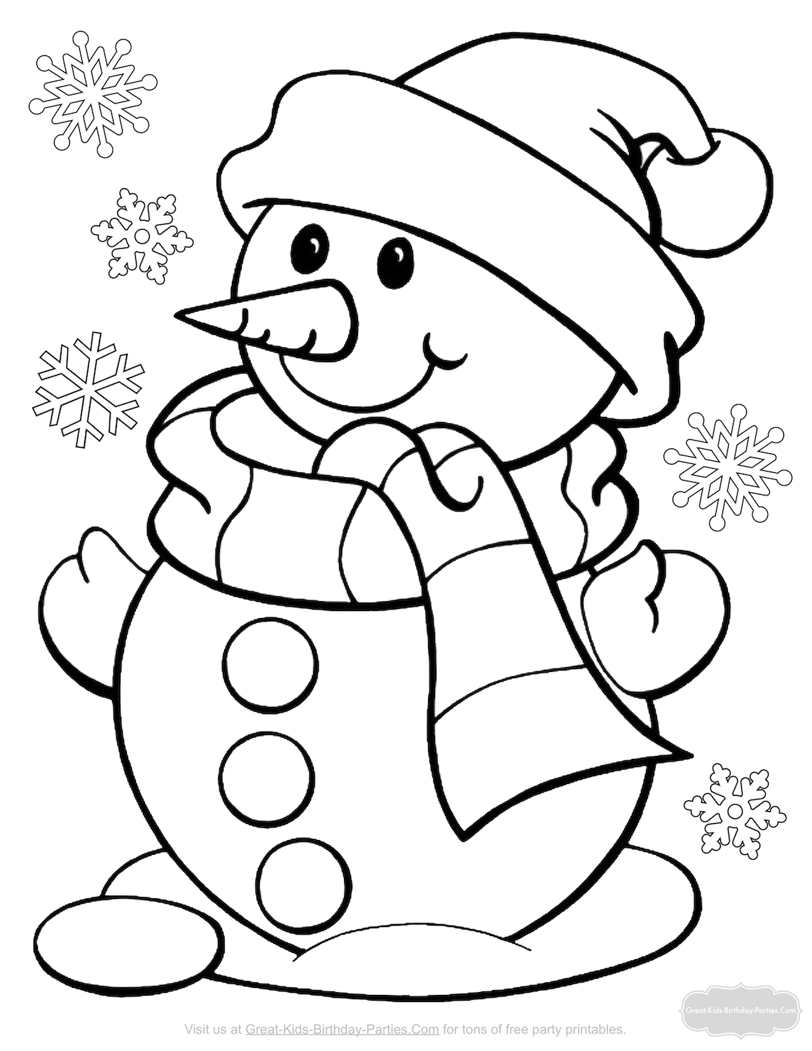 Frosty The Snowman Christmas Coloring Pages at GetDrawings | Free download