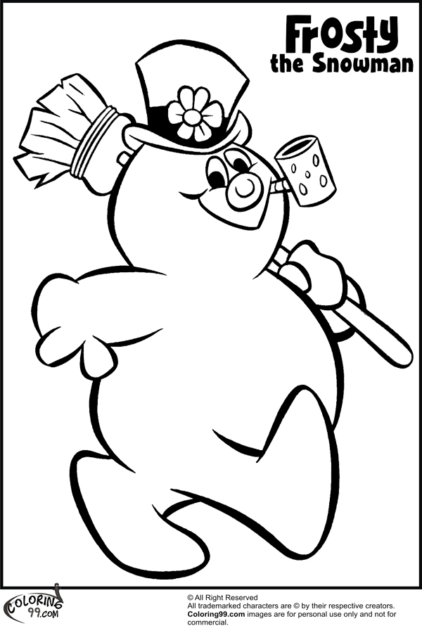 600x900 Frosty The Snowman Coloring Pages