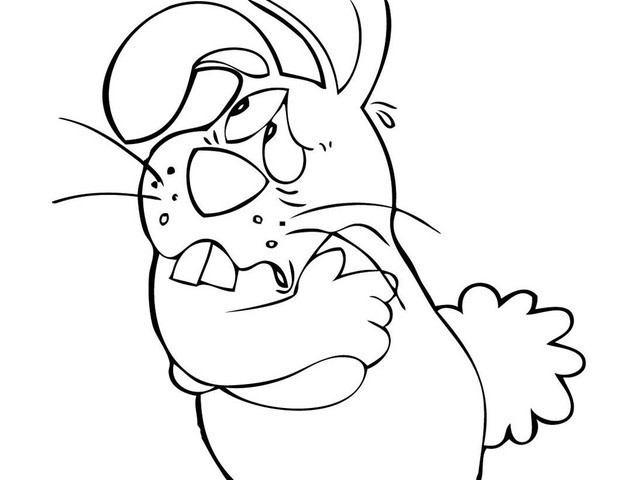 620x480 Hocus Focus The Rabbit Coloring Pages