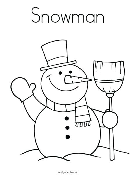 468x605 Frosty The Snowman Christmas Coloring Pages
