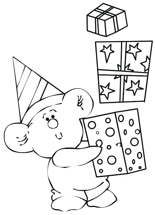 500x692 Birthday Party Coloring Pages Birthday Coloring Pages Printable