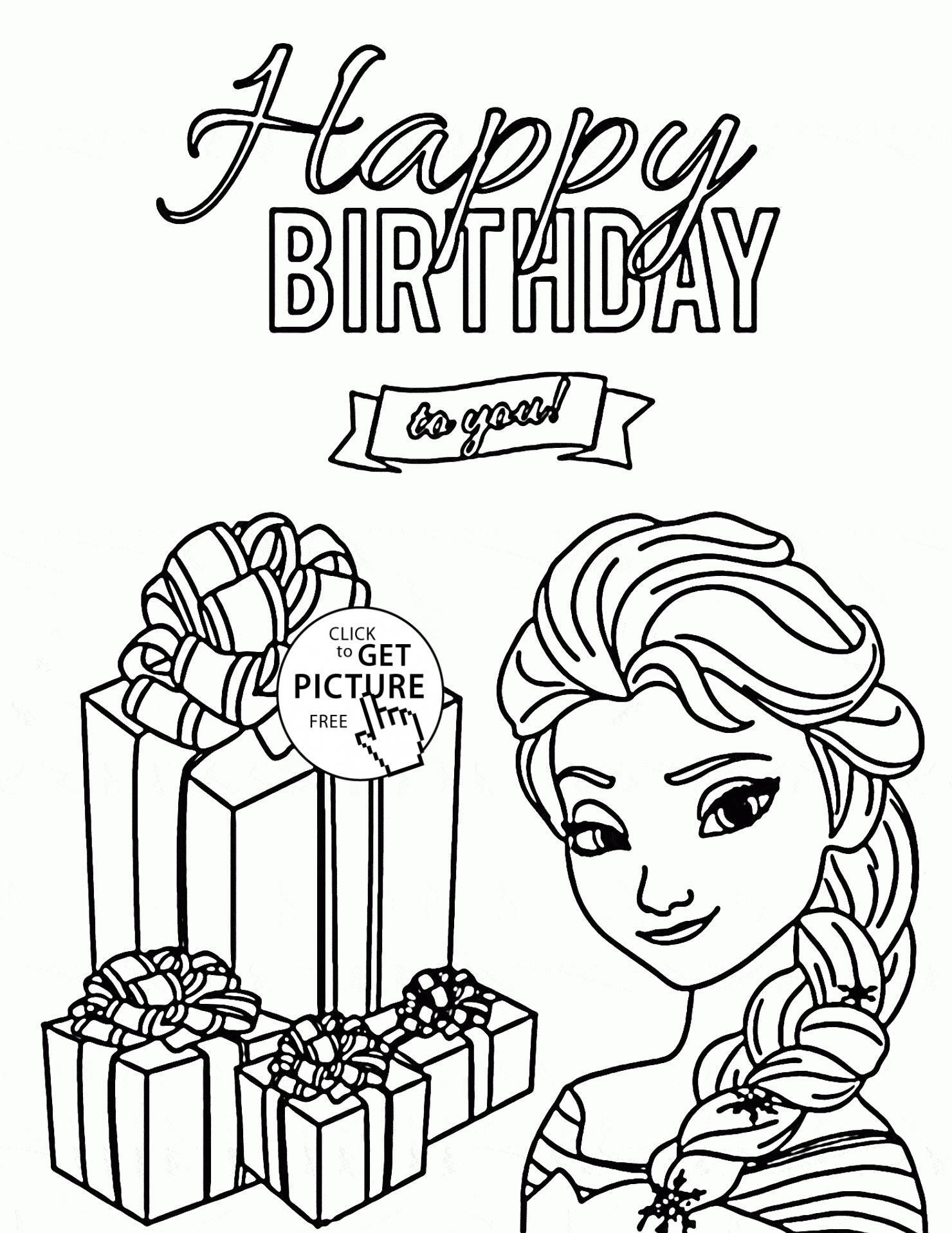 1480x1916 Coloring Pages Frozen Birthday Coloring Page Fun