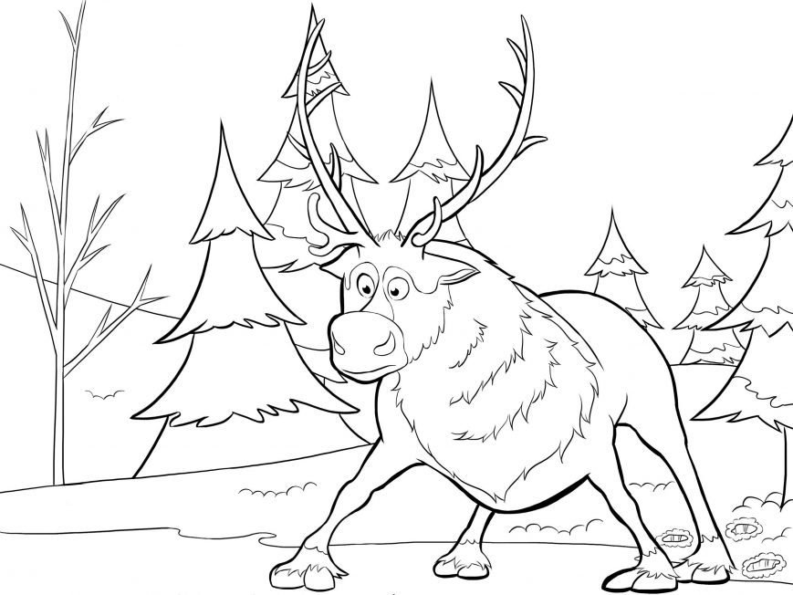 869x652 Frozen Printable Coloring Pages Image High Def Colouring