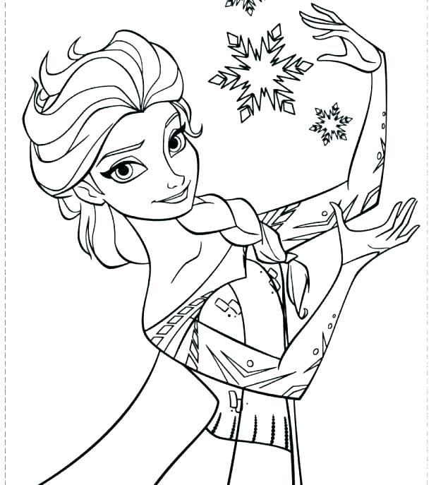 618x687 Free Frozen Printable Coloring Pages