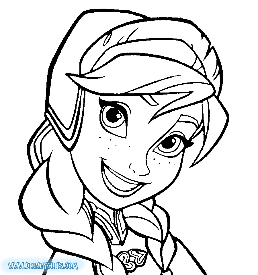 900x957 Frozen Coloring Page For Kids Draw Ribsvigyapan Com Online Anna